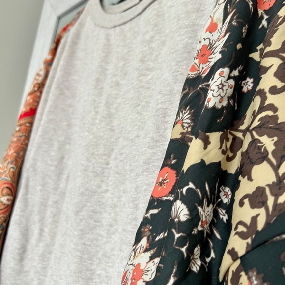 Free People Cotton Vintage Affair Oversized Pullover Long Sleeve Top M - Picture 10 of 11